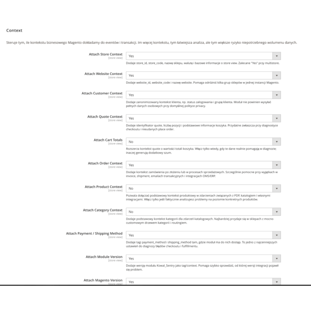 Kowal Sentry-Integration für Magento 2