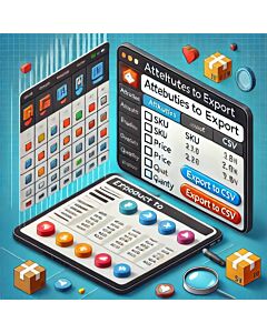 Eksport wybranych atrybutów produktów do CSV