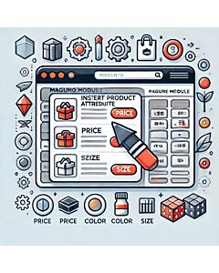 Moduł Magento Wstawianie atrybutu produktu do szablonu page builder