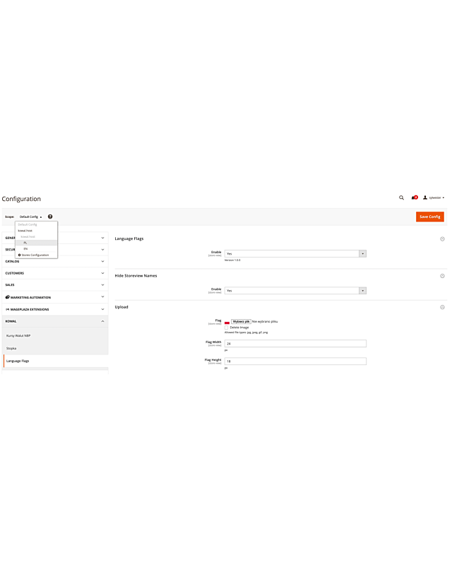 Language Flags dla Magento 2 - Moduł Flag Językowych | Sklepy Magento