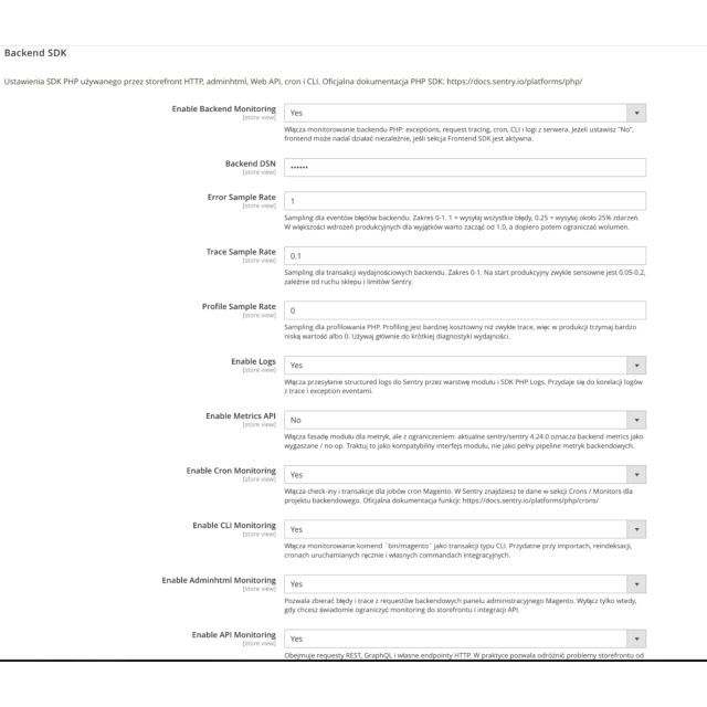 Kowal Sentry Integration for Magento 2