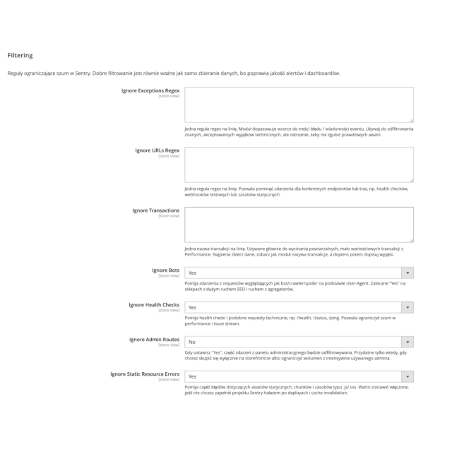 Kowal Sentry Integration for Magento 2