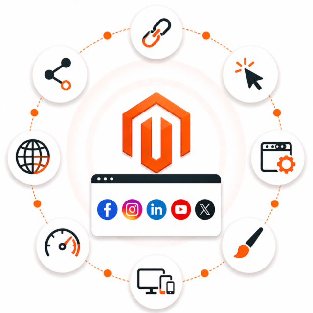 Magento 2 Module – Social Media Icons with Profile Links