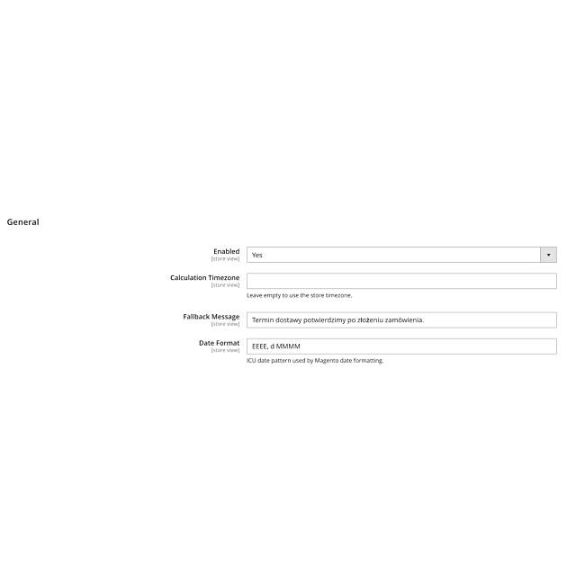 Estimated Delivery Date for Magento 2