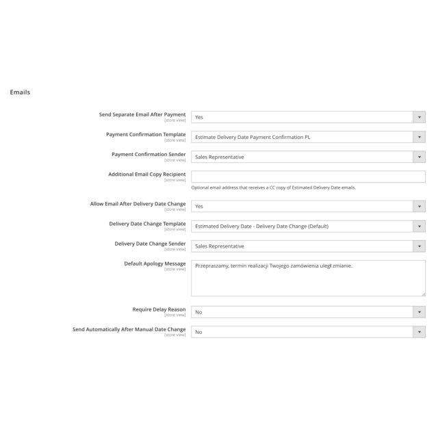 Estimated Delivery Date for Magento 2