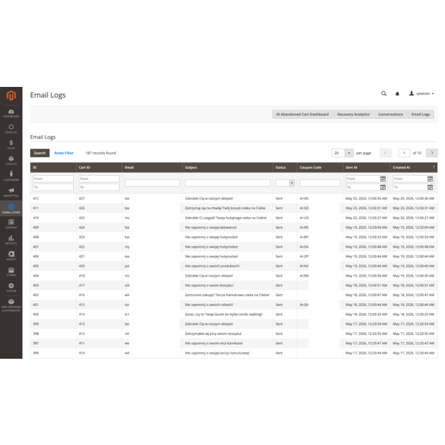 AI-Powered Cart Recovery Assistant for Magento 2