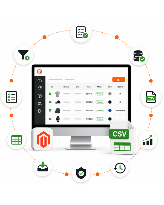 Exportación de atributos de producto seleccionados a CSV