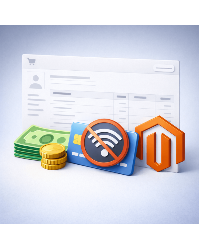 Kowal AdminPayment – pago offline solo en el panel de Magento 2