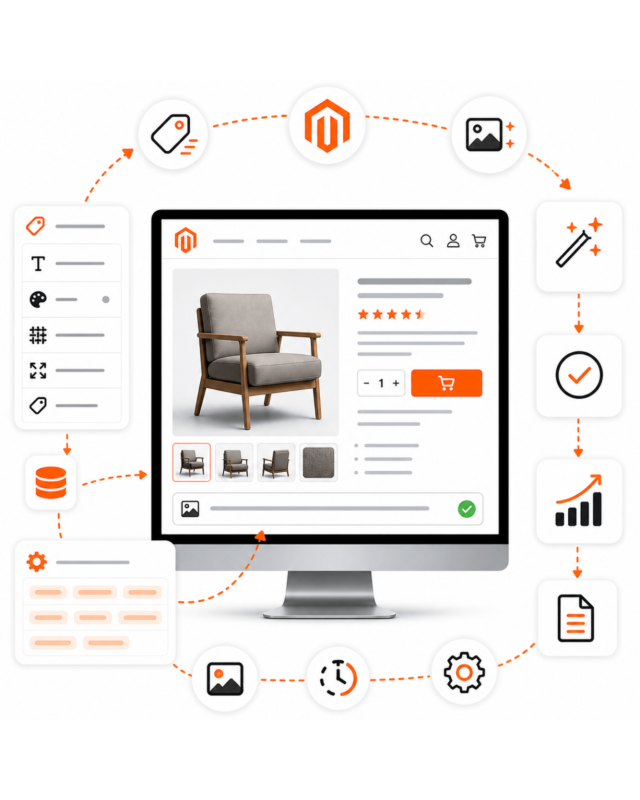 Módulo Magento para completar el texto ALT de las imágenes según los atributos de los productos