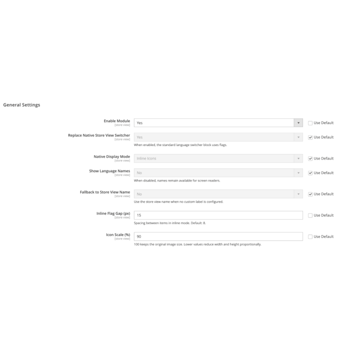 Modulo Language Flags per Magento 2