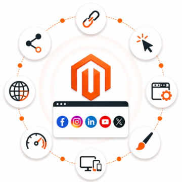 Moduł Magento 2 – Ikony Social Media z Linkami do Profilu