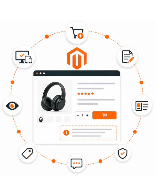 Moduł Magento 2 – Opis pod przyciskiem „Dodaj do koszyka”