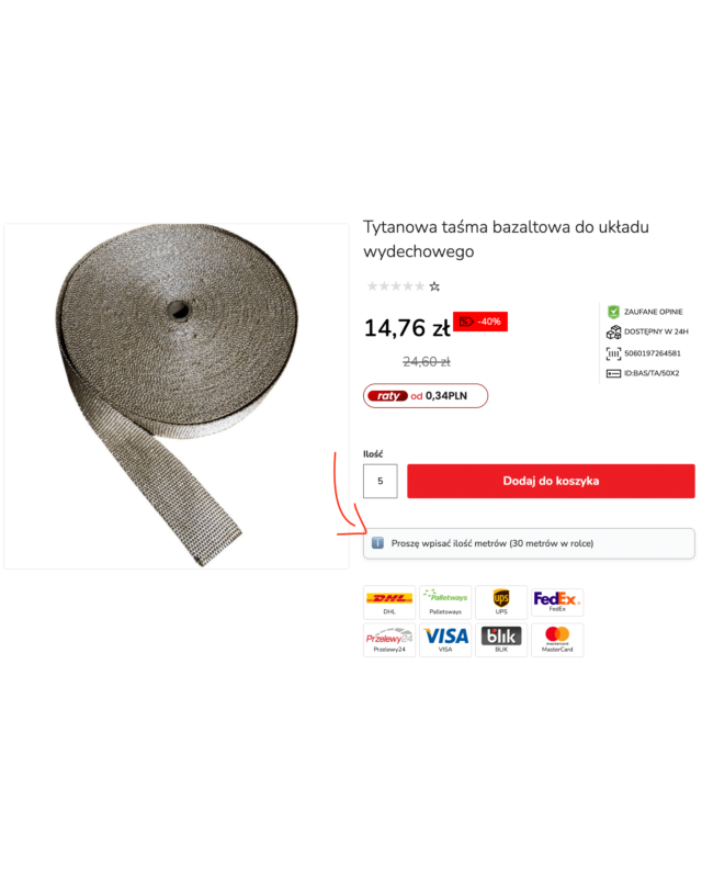 Moduł Magento 2 – Opis pod przyciskiem „Dodaj do koszyka”