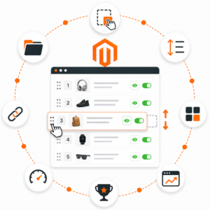 Draggable Sort Product – przeciąganie i automatyczne pozycje produktów w kategorii (Magento 2)
