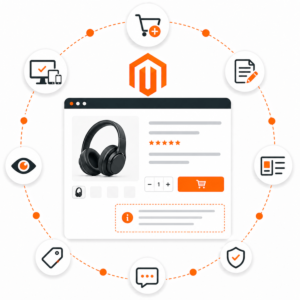 Opis pod przyciskiem 'Dodaj do koszyka' – moduł Magento 2