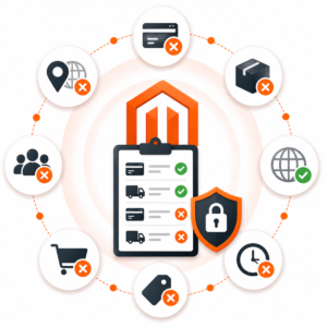 Restrykcje płatności i wysyłek dla Magento 2