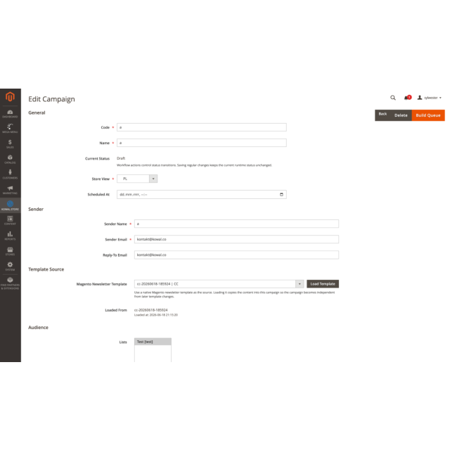 Zaawansowany pakiet newsletterowy dla Magento 2