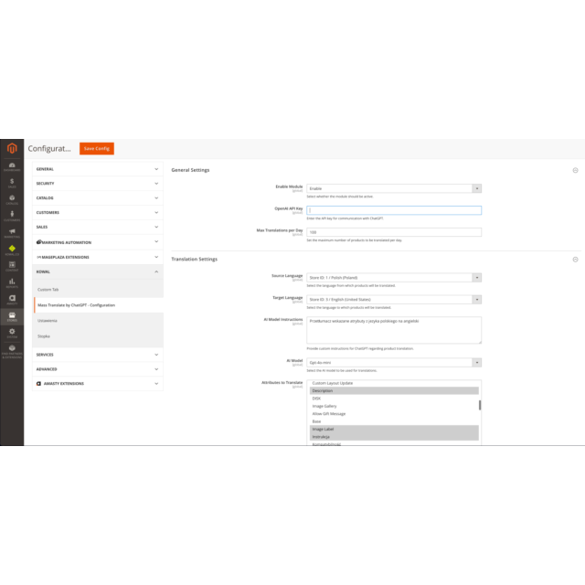 Masowe tłumaczenie produktów w Magento 2 dzięki ChatGPT – oszczędność czasu i pieniędzy