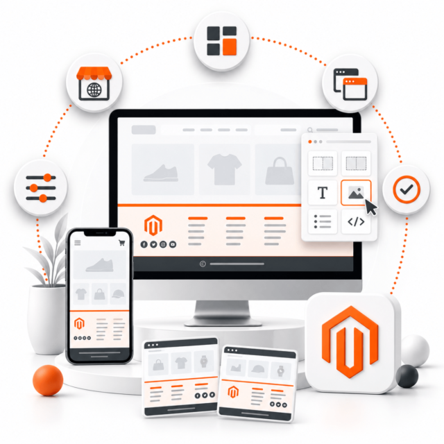 Kowal Fotter - stopki Magento 2 tworzone w Page Builderze