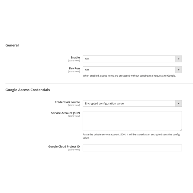 Google Indexing API dla Magento 2