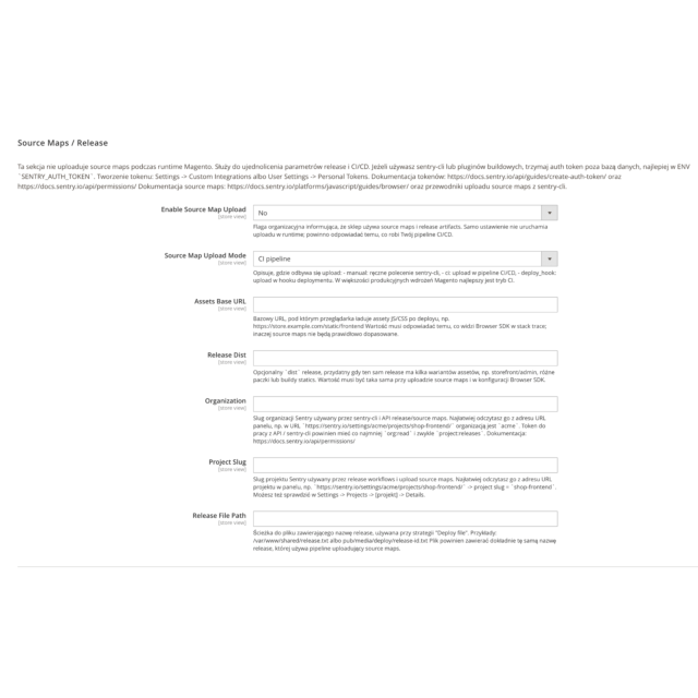 Kowal Integracja Sentry dla Magento 2