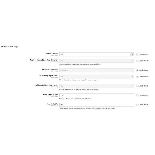 Moduł Language Flags dla Magento 2