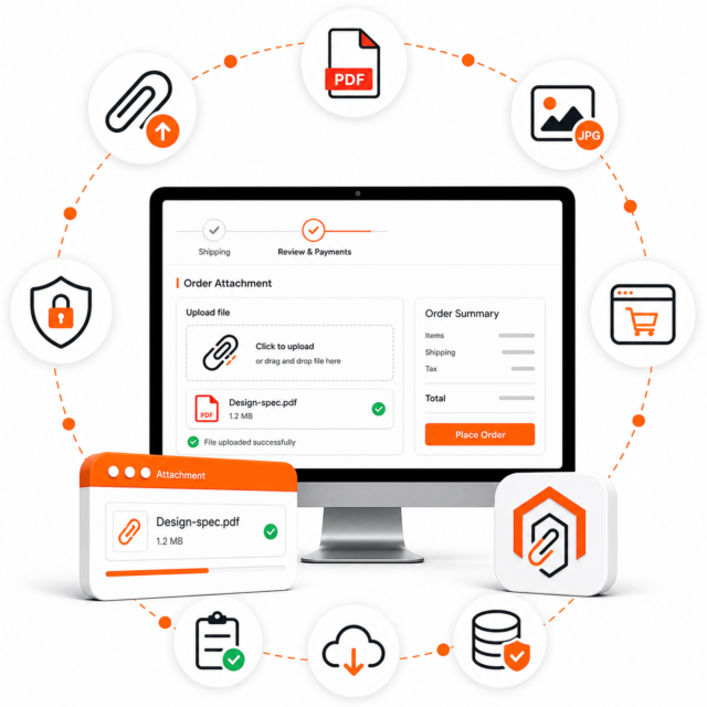 Order Attachment dla Magento 2
