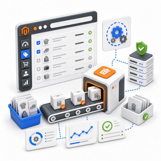Hoe los je het probleem van massaal producten verwijderen in Magento 2 op zonder dat het beheerpaneel vastloopt?