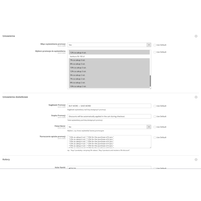 Módulo Magento 2 - Promoções Disponíveis - Apresentação de promoções na página de produto