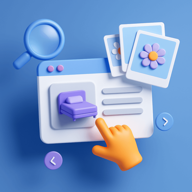 Galeria interativa de fotografias de produtos na página de categoria em Magento 2