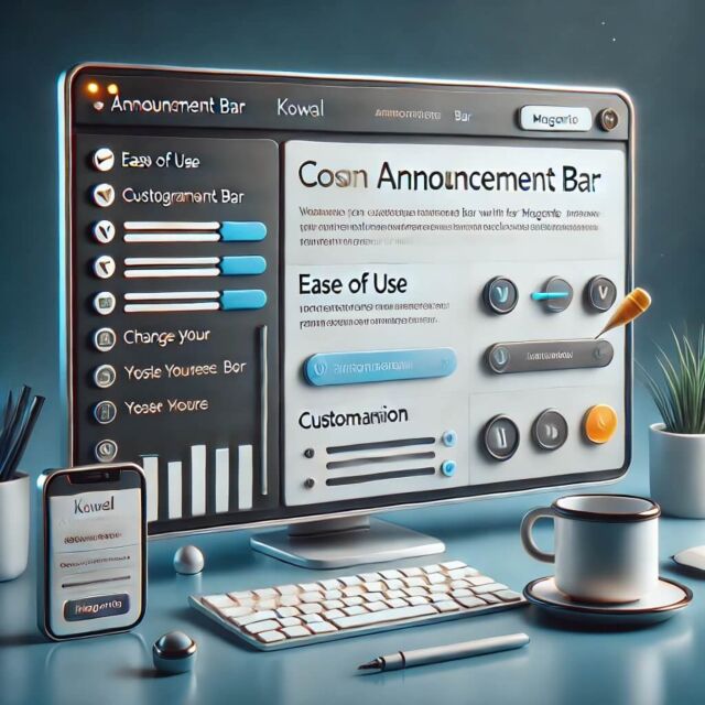 Moduł Kowal Announcement Bar dla Magento - Ogłoszenia i Powiadomienia