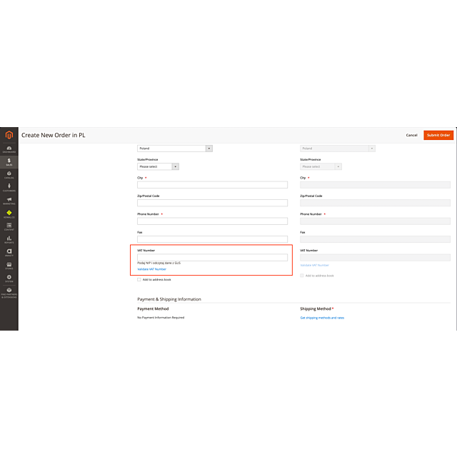 Moduł Kowal_Gus - Automatyczne Pobieranie Danych Firmy z GUS w Magento 2